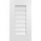 Ekena Millwork Vertical Surface Mount PVC Gable Vent: Functional, w/ 3-1/2"W x 1"P Standard Frame, 14"W x 26"H GVPVE14X2601SF - alternate 1